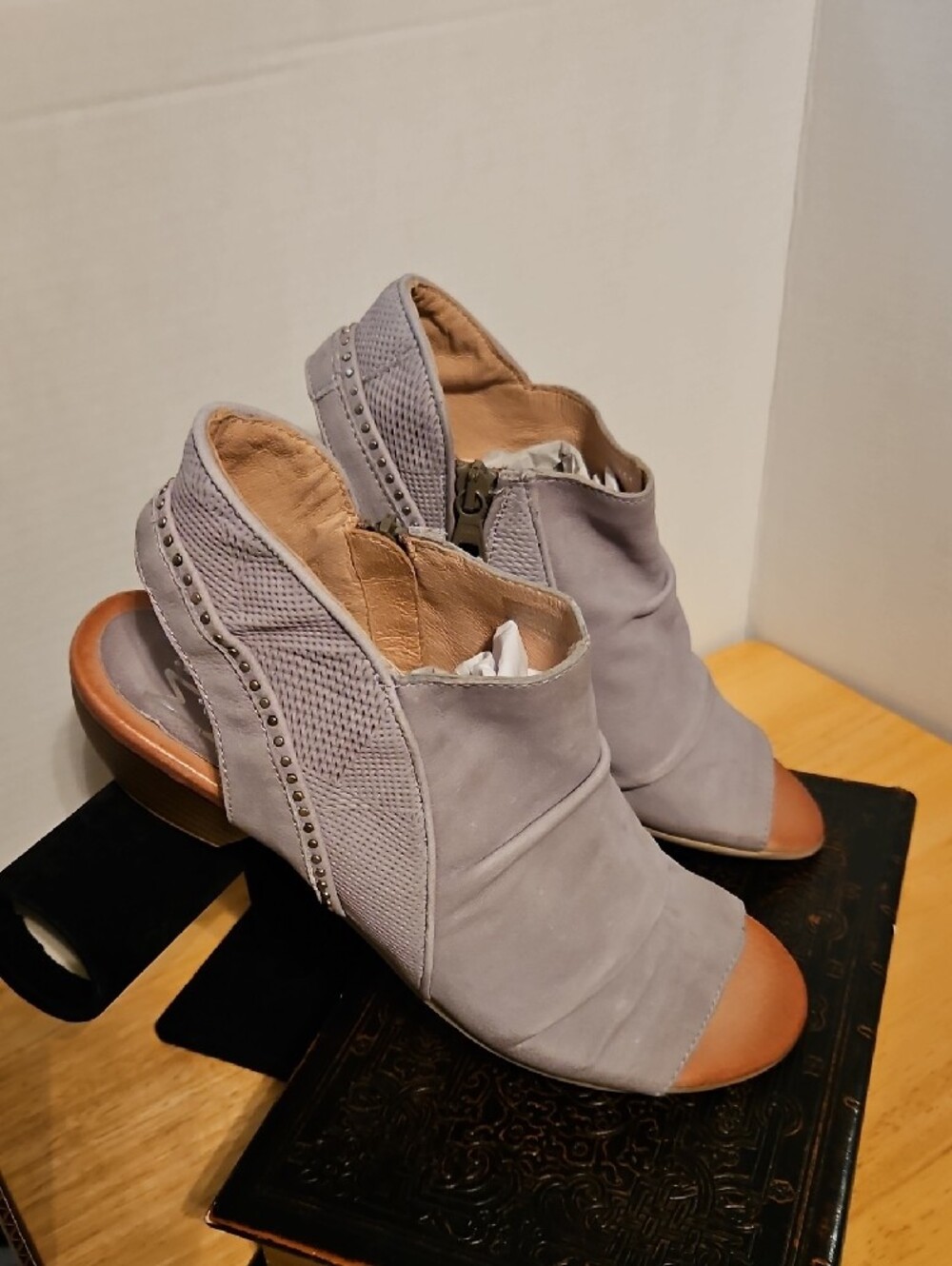 Miz Mooz Leather Heeled Sandal